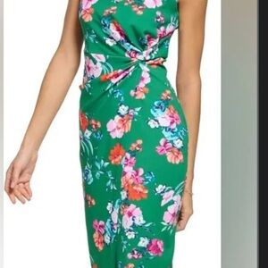 Guess Floral Green Dress